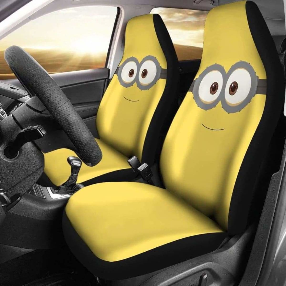 Minions Car Seat Covers Universal Fit 051012