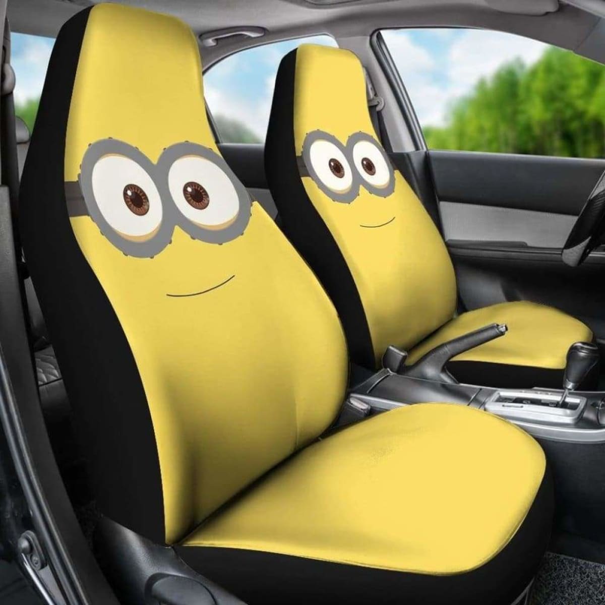Minions Car Seat Covers Universal Fit 051012