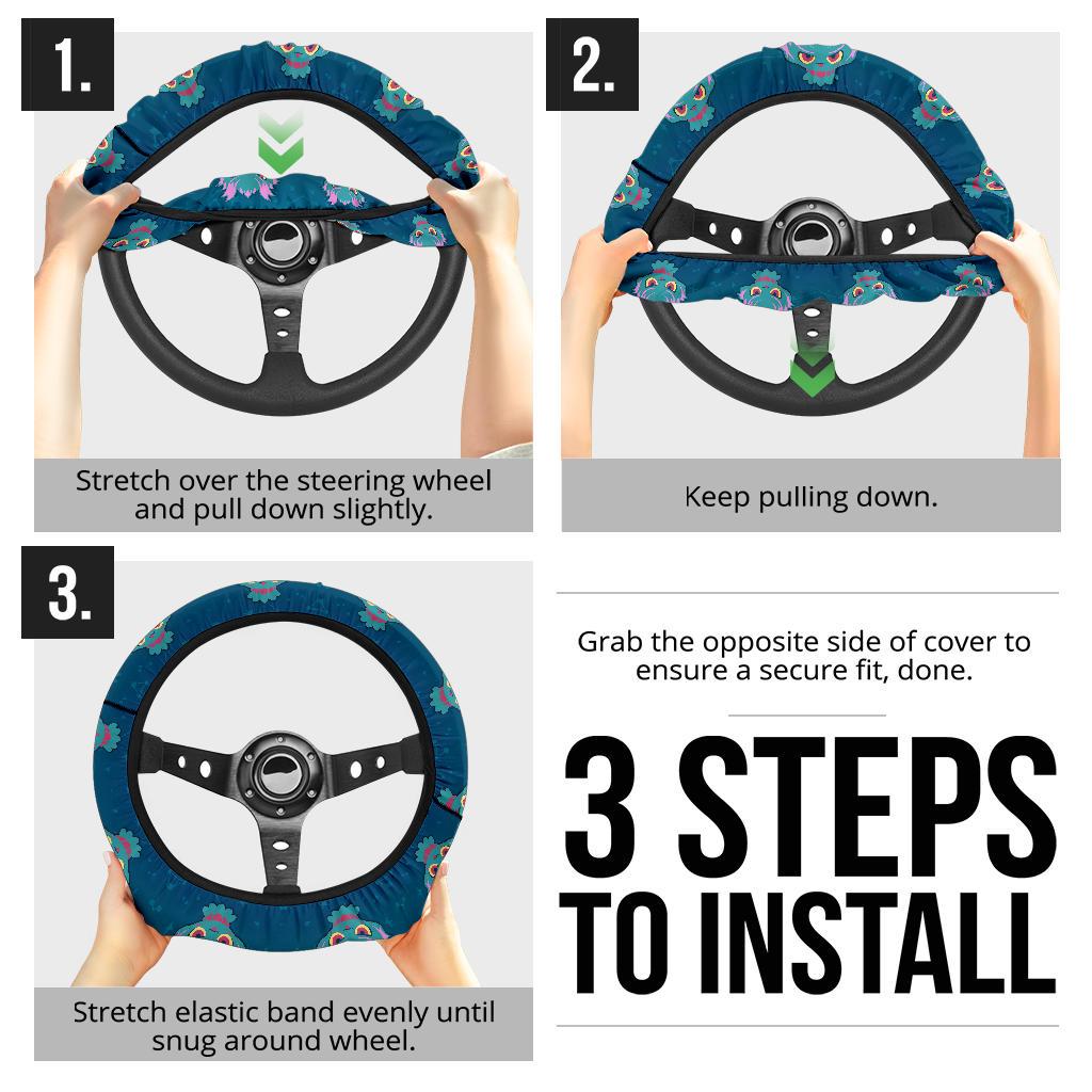 Misdreavus Car Steering Wheel Cover