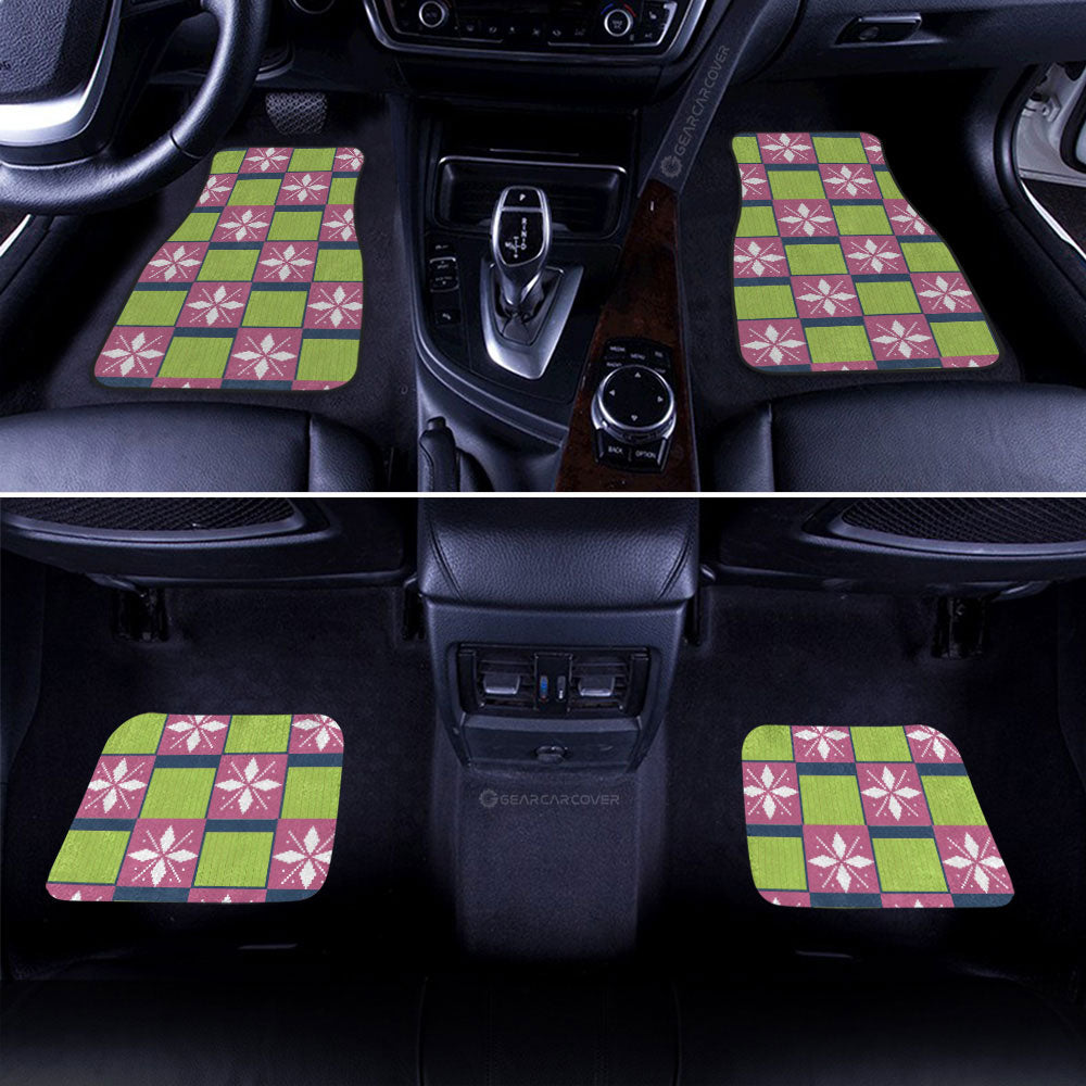 Mitsuri Kanroji Car Floor Mats Custom Anime Car Accessories
