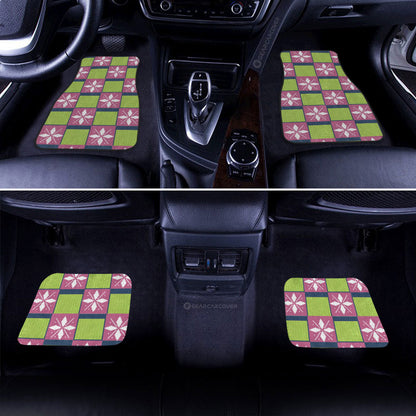 Mitsuri Kanroji Car Floor Mats Custom Anime Car Accessories