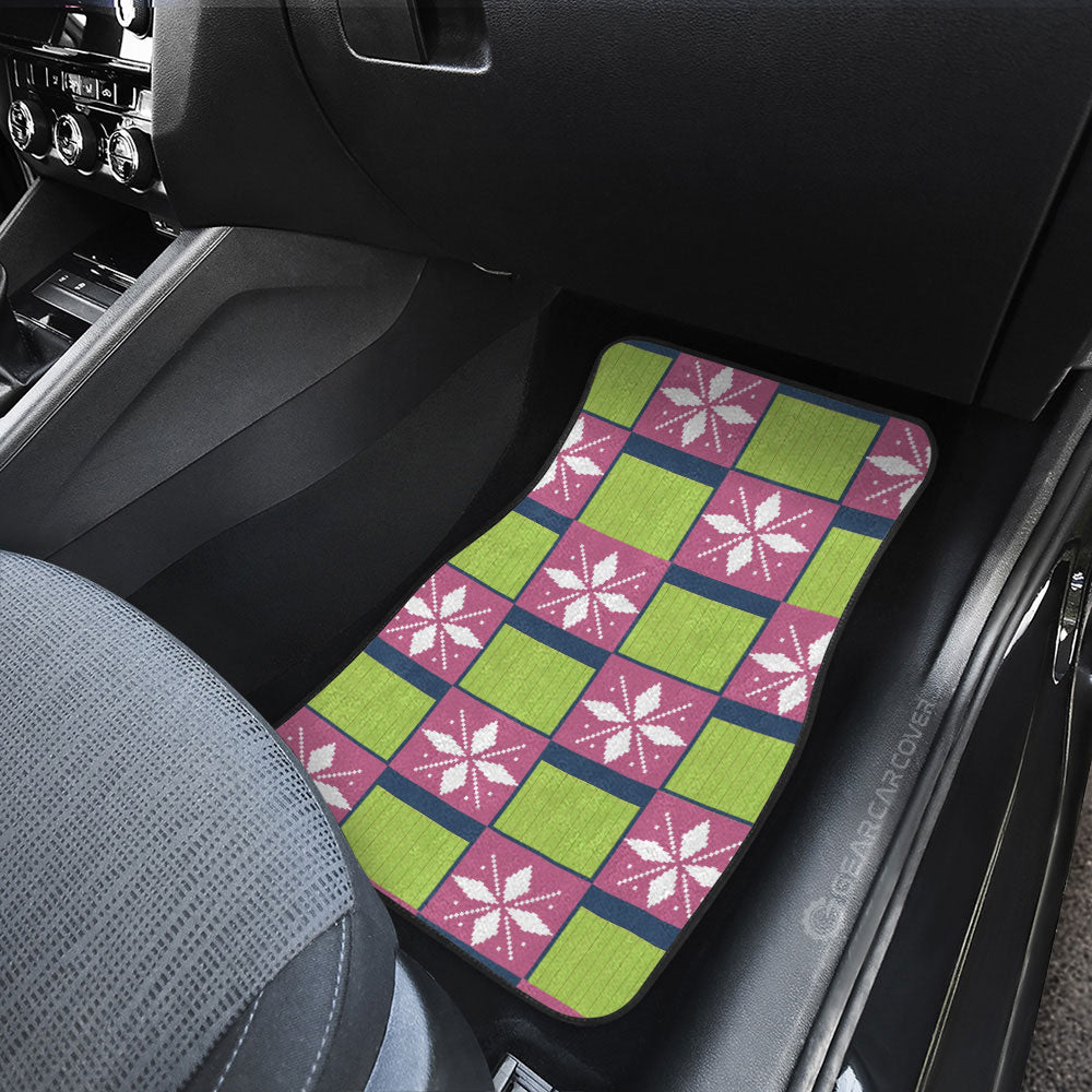 Mitsuri Kanroji Car Floor Mats Custom Anime Car Accessories