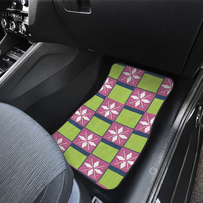 Mitsuri Kanroji Car Floor Mats Custom Anime Car Accessories