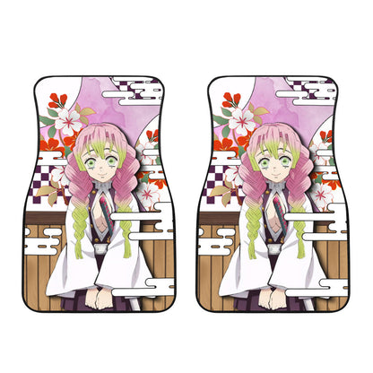 Mitsuri Kanroji Car Floor Mats Custom Demon Slayer Anime Car Accessories