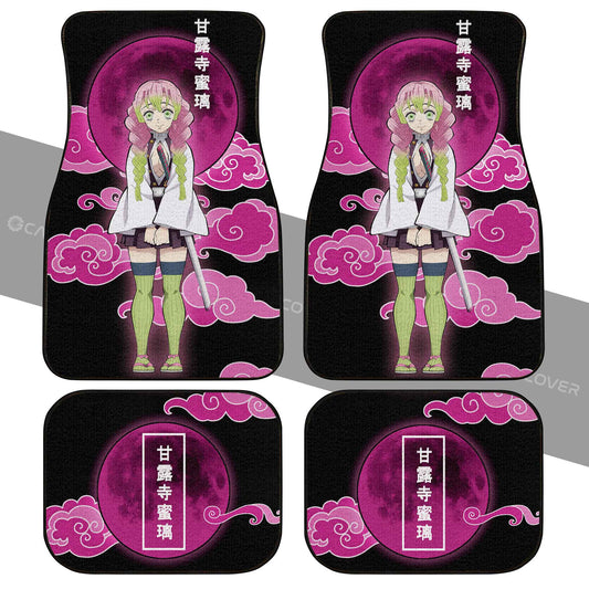 Mitsuri Kanroji Car Floor Mats Custom Demon Slayer Anime Car Interior Accessories