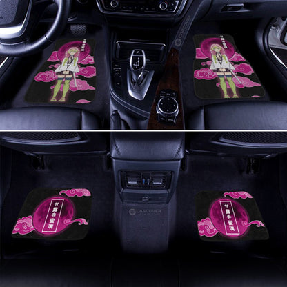 Mitsuri Kanroji Car Floor Mats Custom Demon Slayer Anime Car Interior Accessories