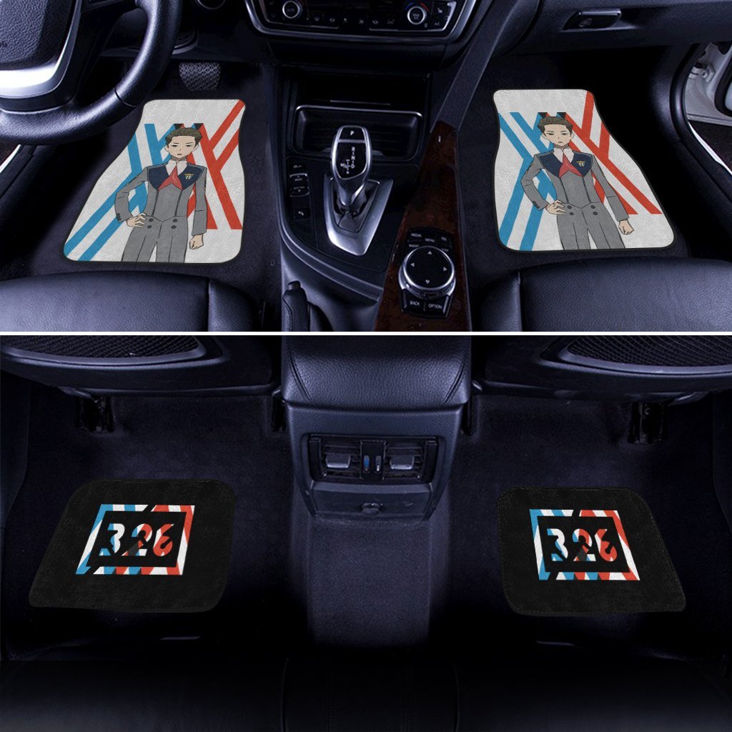 Mitsuru Code 326 Car Floor Mats Custom Darling In The Franxx Anime Car Accessories