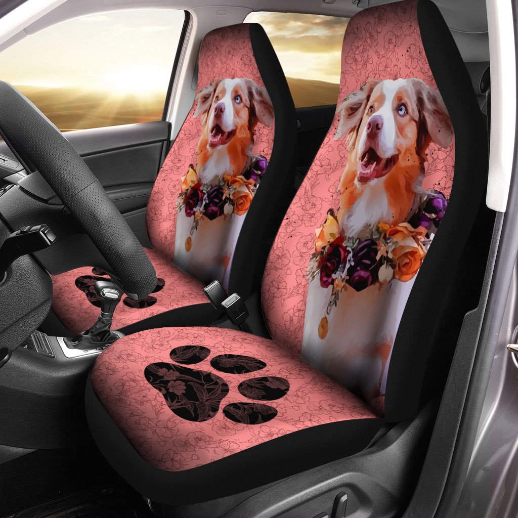Mixed Breed Dog Car Seat Covers Custom Cute Car Accessories