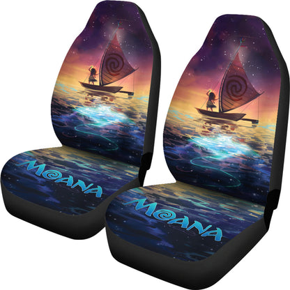 Moana Hawaiian Painting Car Seat Covers Car Accessories Ci221025-08