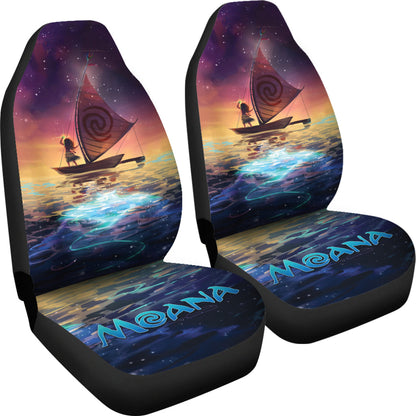 Moana Hawaiian Painting Car Seat Covers Car Accessories Ci221025-08