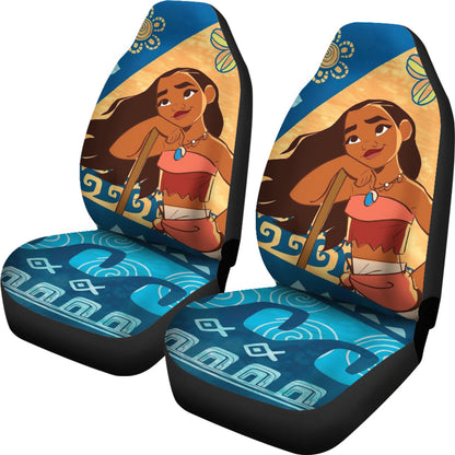 Moana Hawaiian Painting Car Seat Covers Car Accessories Ci221025-01