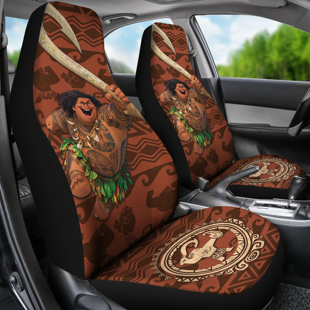 Moana Maui Hawaiian Car Seat Covers Car Accessories Ci221025-06