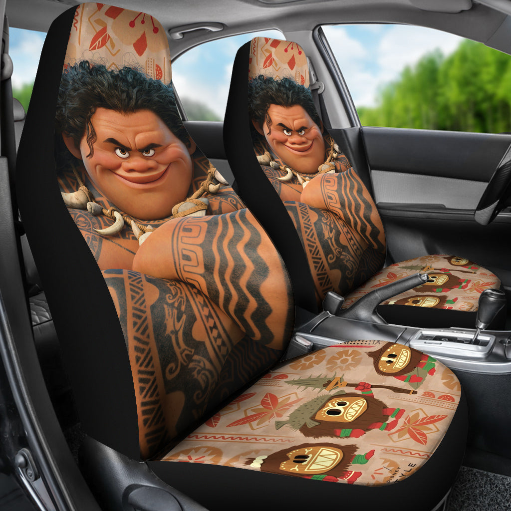 Moana Maui Hawaiian Car Seat Covers Car Accessories Ci221025-05