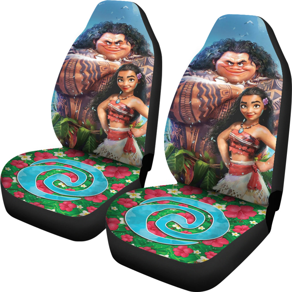 Moana Maui Hawaiian Car Seat Covers Car Accessories Ci221025-03