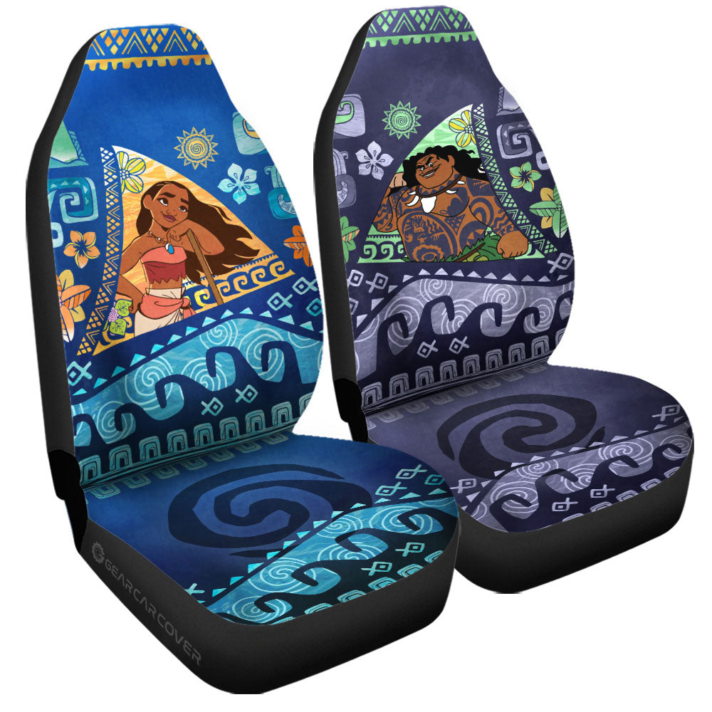 Moana and Maui Car Seat Covers Collection