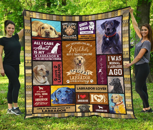 Mommy Labrador Blanket