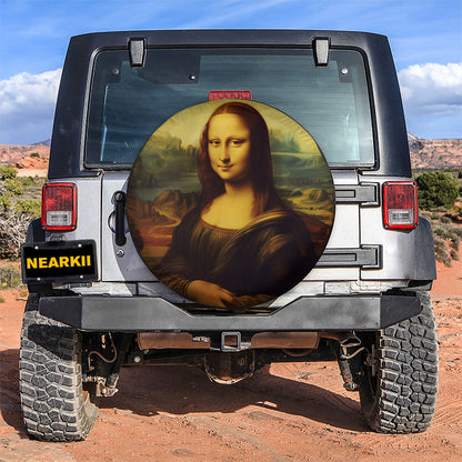 Mona Lisa Car Spare Tire Cover