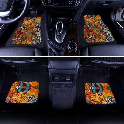 Monarch Butterfly Car Floor Mats Custom Butterfly Car Accessories