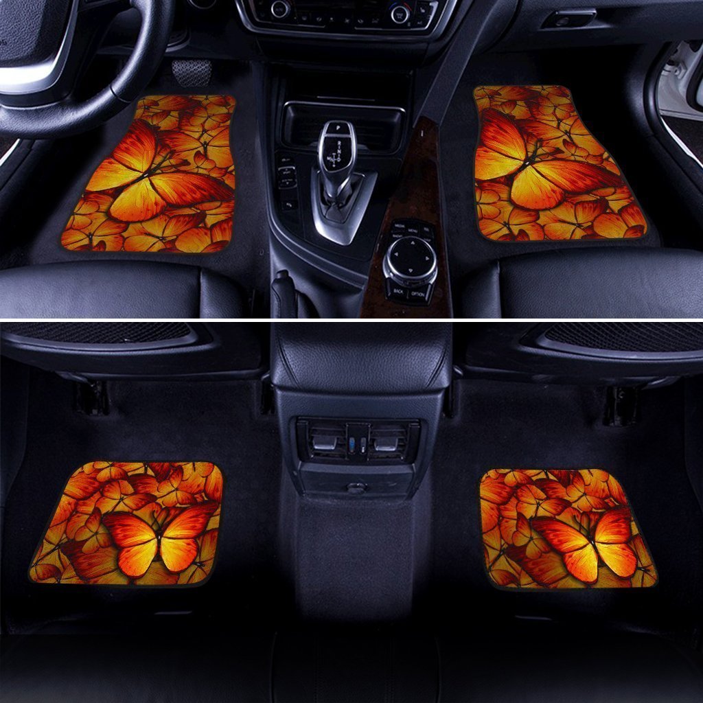 Monarch Butterfly Car Floor Mats Custom Cool Car Accessories
