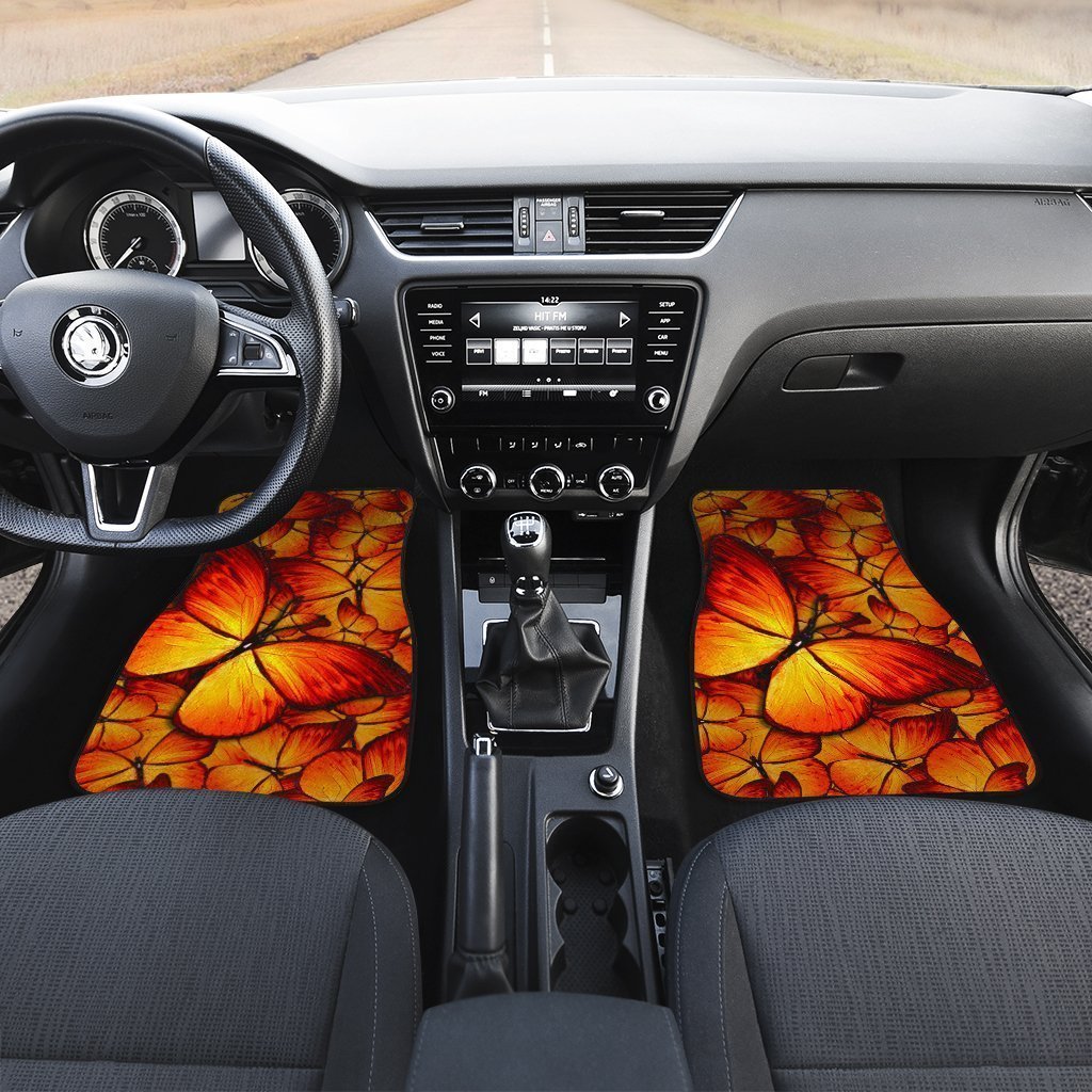 Monarch Butterfly Car Floor Mats Custom Cool Car Accessories