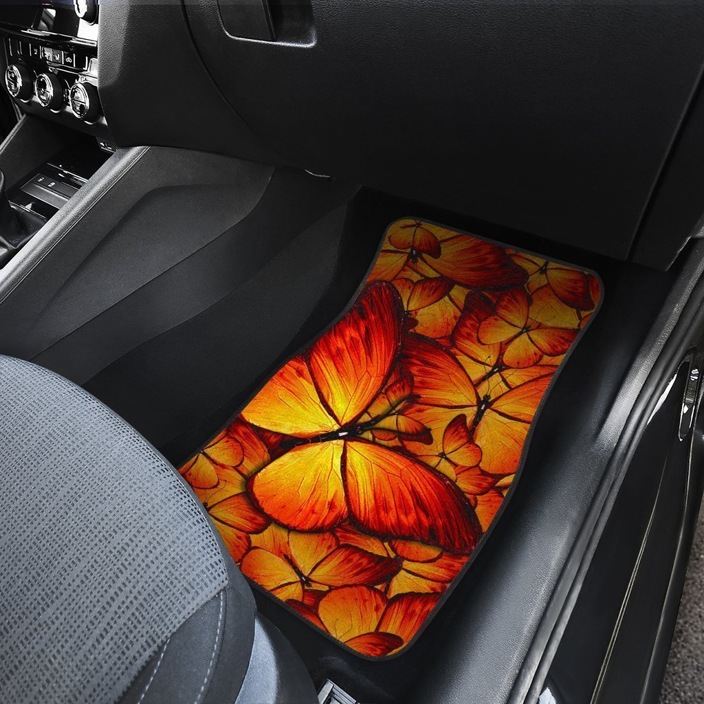 Monarch Butterfly Car Floor Mats Custom Cool Car Accessories