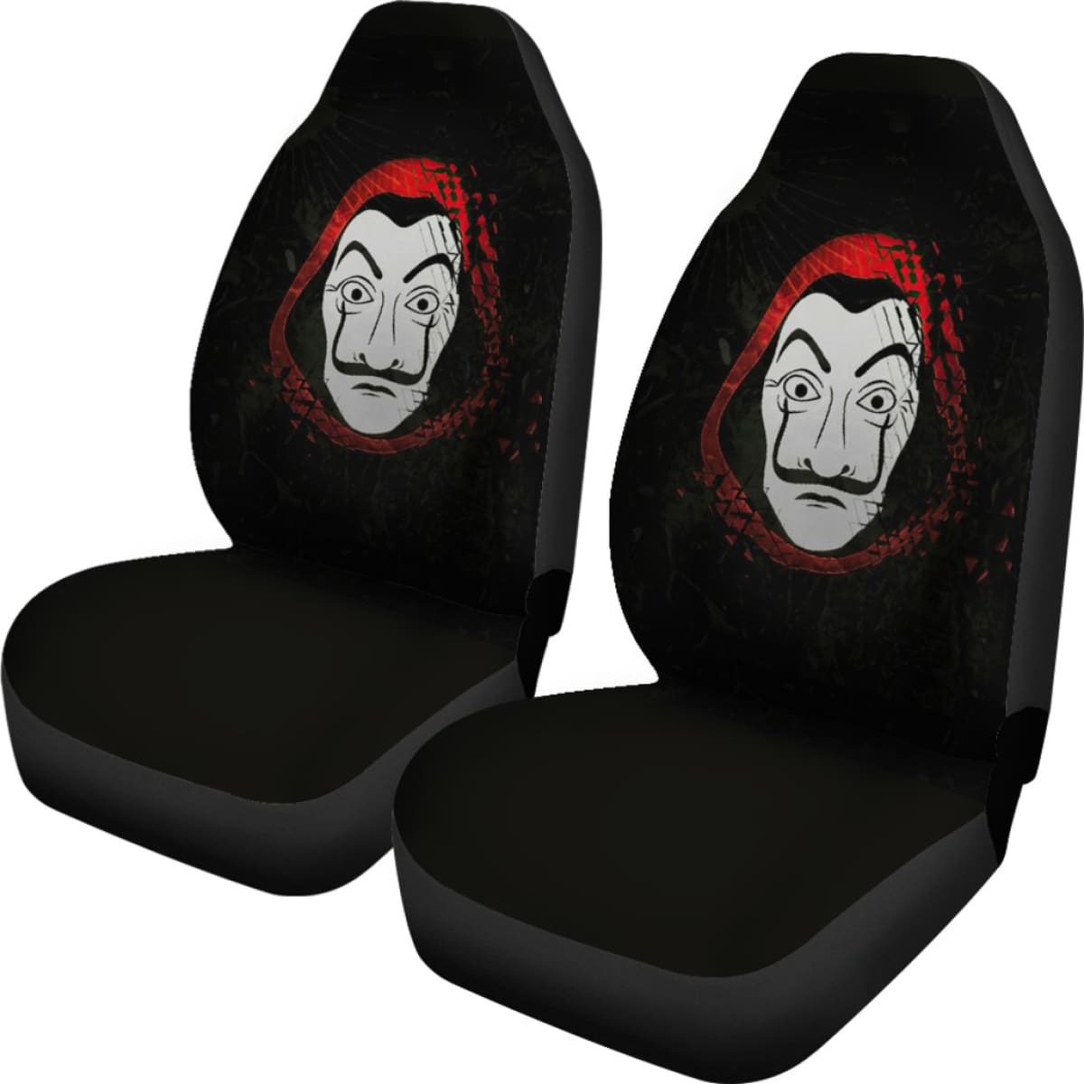 Money Heist Dali Mask Seat Covers Amazing Best Gift Ideas 2020 Universal Fit 090505
