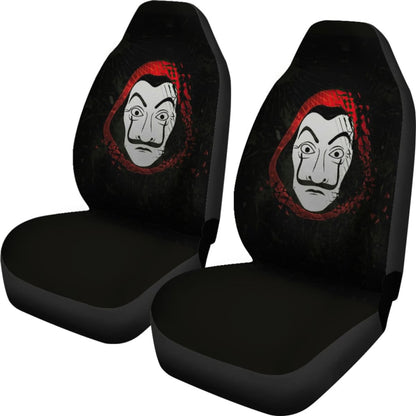 Money Heist Dali Mask Seat Covers Amazing Best Gift Ideas 2020 Universal Fit 090505