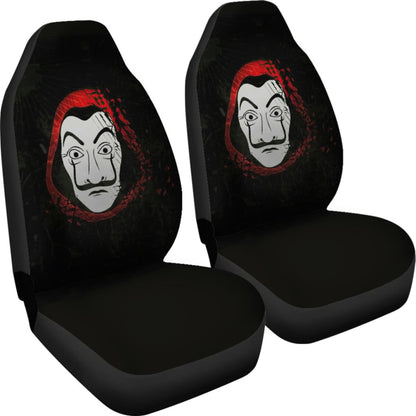 Money Heist Dali Mask Seat Covers Amazing Best Gift Ideas 2020 Universal Fit 090505