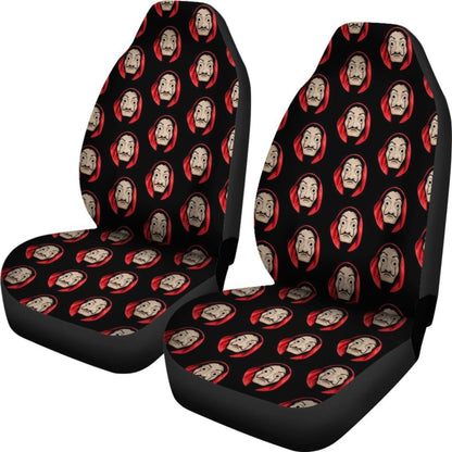 Money Heist Heads Team Seat Covers Amazing Best Gift Ideas 2020 Universal Fit 090505