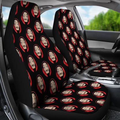 Money Heist Heads Team Seat Covers Amazing Best Gift Ideas 2020 Universal Fit 090505