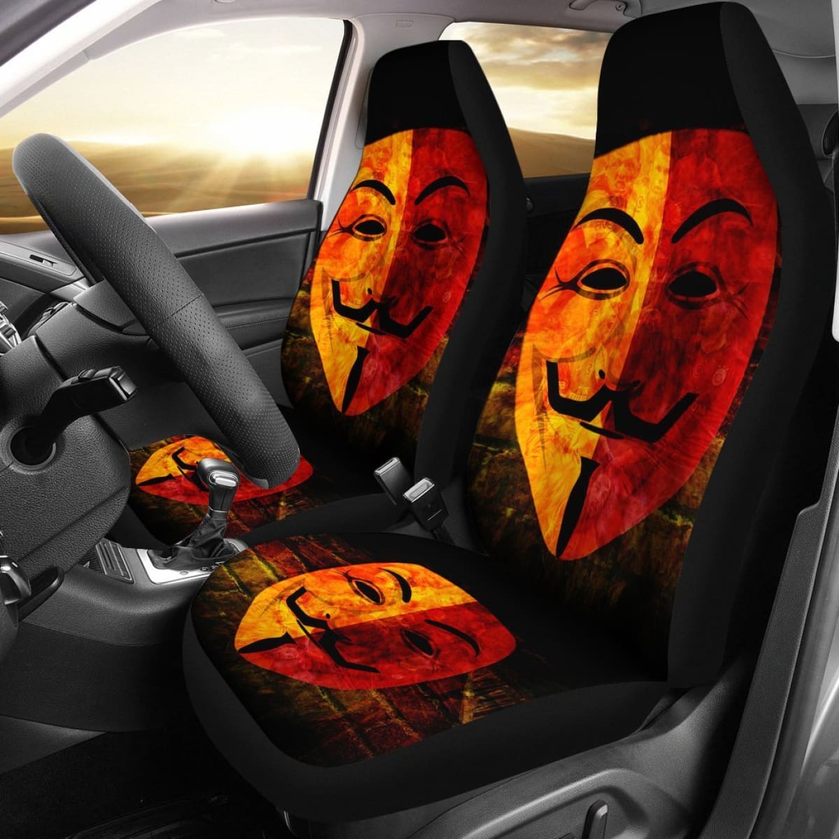 Money Heist Mask 2020 Seat Covers Amazing Best Gift Ideas 2020 Universal Fit 090505