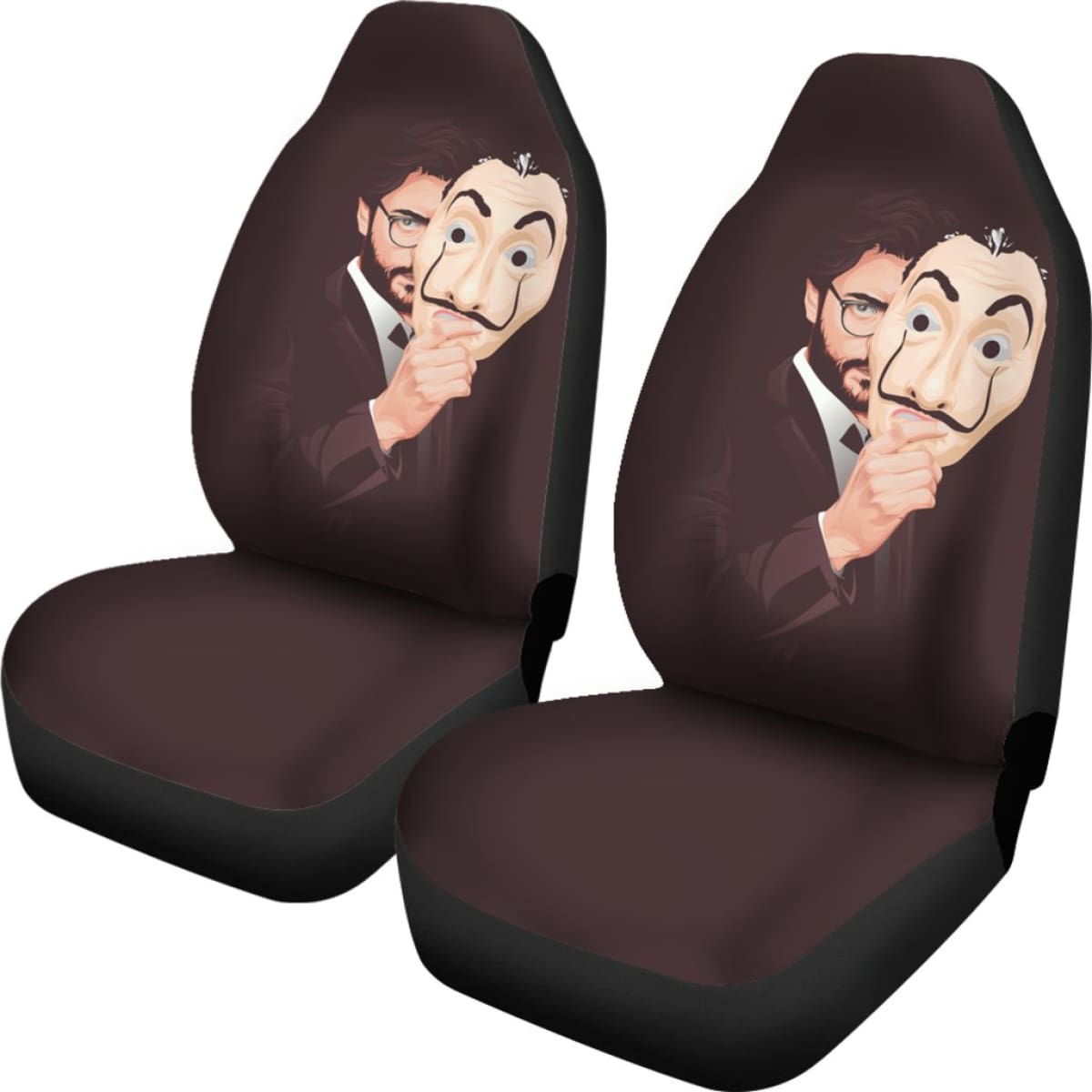 Money Heist Profesor Seat Covers Amazing Best Gift Ideas 2020 Universal Fit 090505