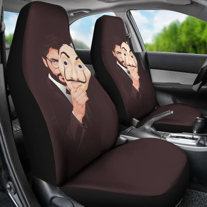 Money Heist Profesor Seat Covers Amazing Best Gift Ideas 2020 Universal Fit 090505