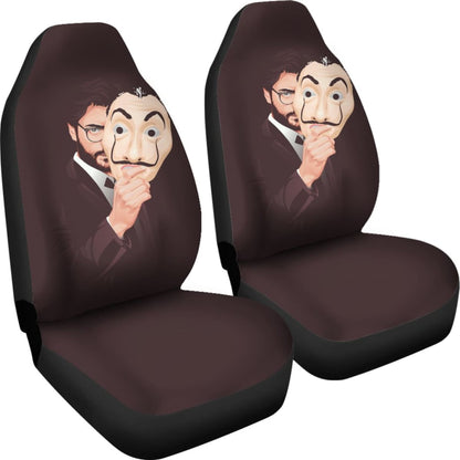 Money Heist Profesor Seat Covers Amazing Best Gift Ideas 2020 Universal Fit 090505