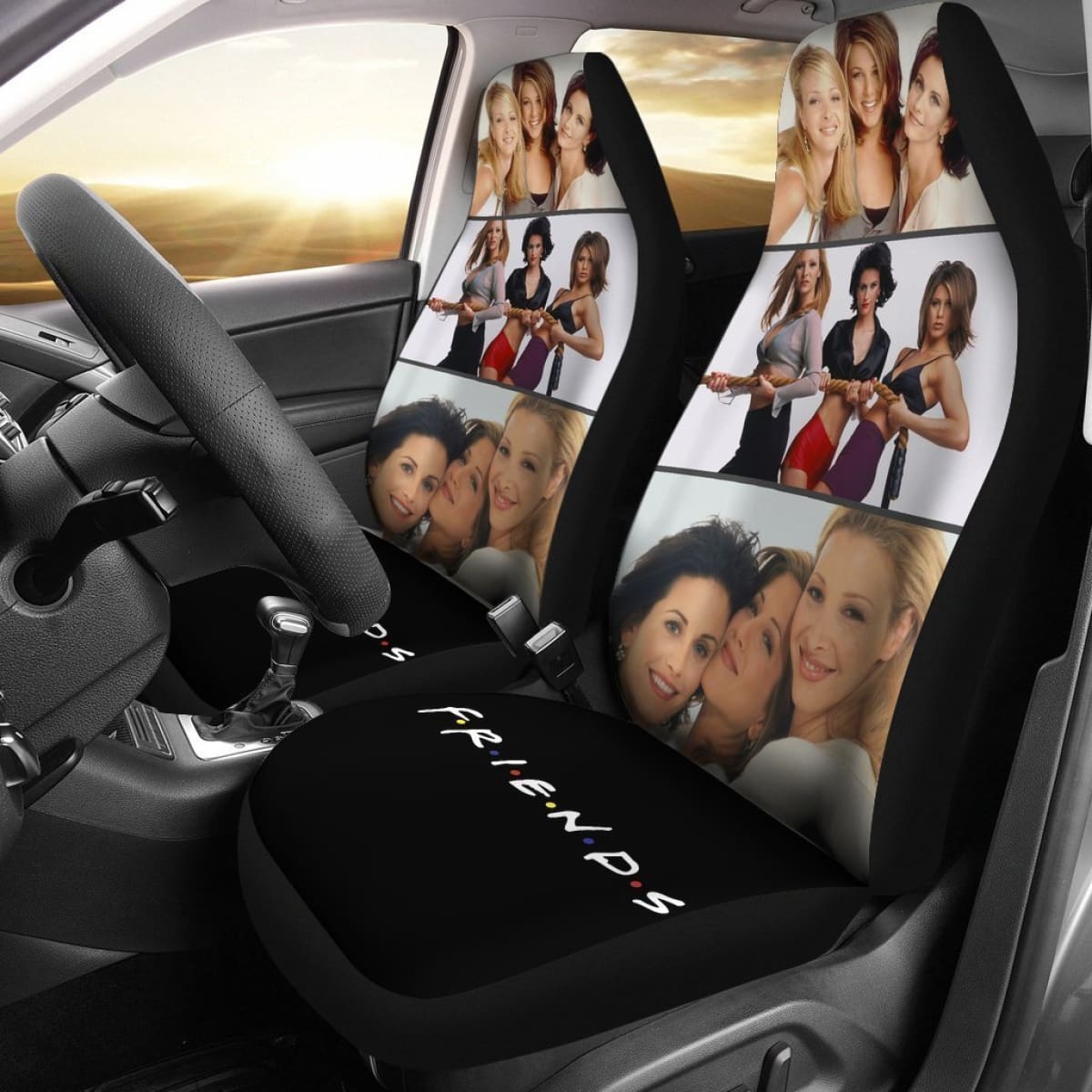 Monica & Phoebe & Rachel Friends Tv Show Car Seat Covers Mn04 Universal Fit 225721