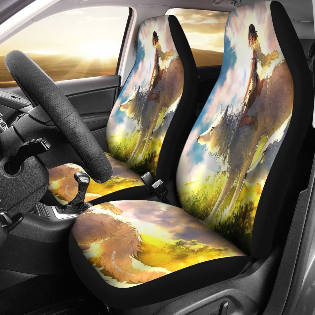 Mononoke Princess Seat Covers Amazing Best Gift Ideas 2020 Universal Fit 090505