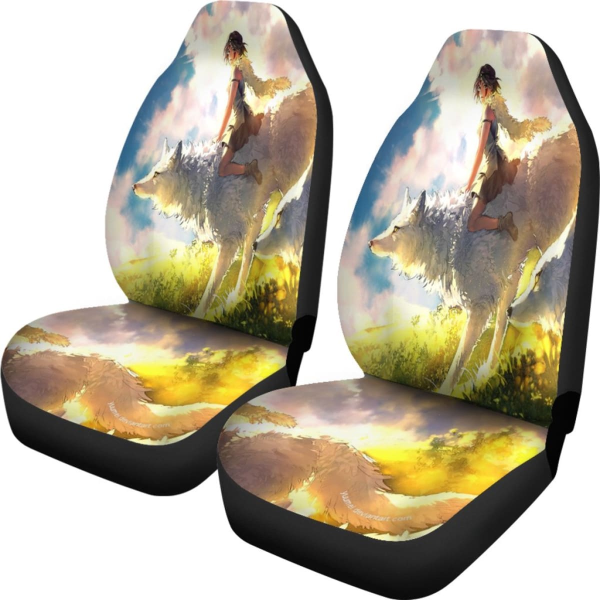 Mononoke Princess Seat Covers Amazing Best Gift Ideas 2020 Universal Fit 090505