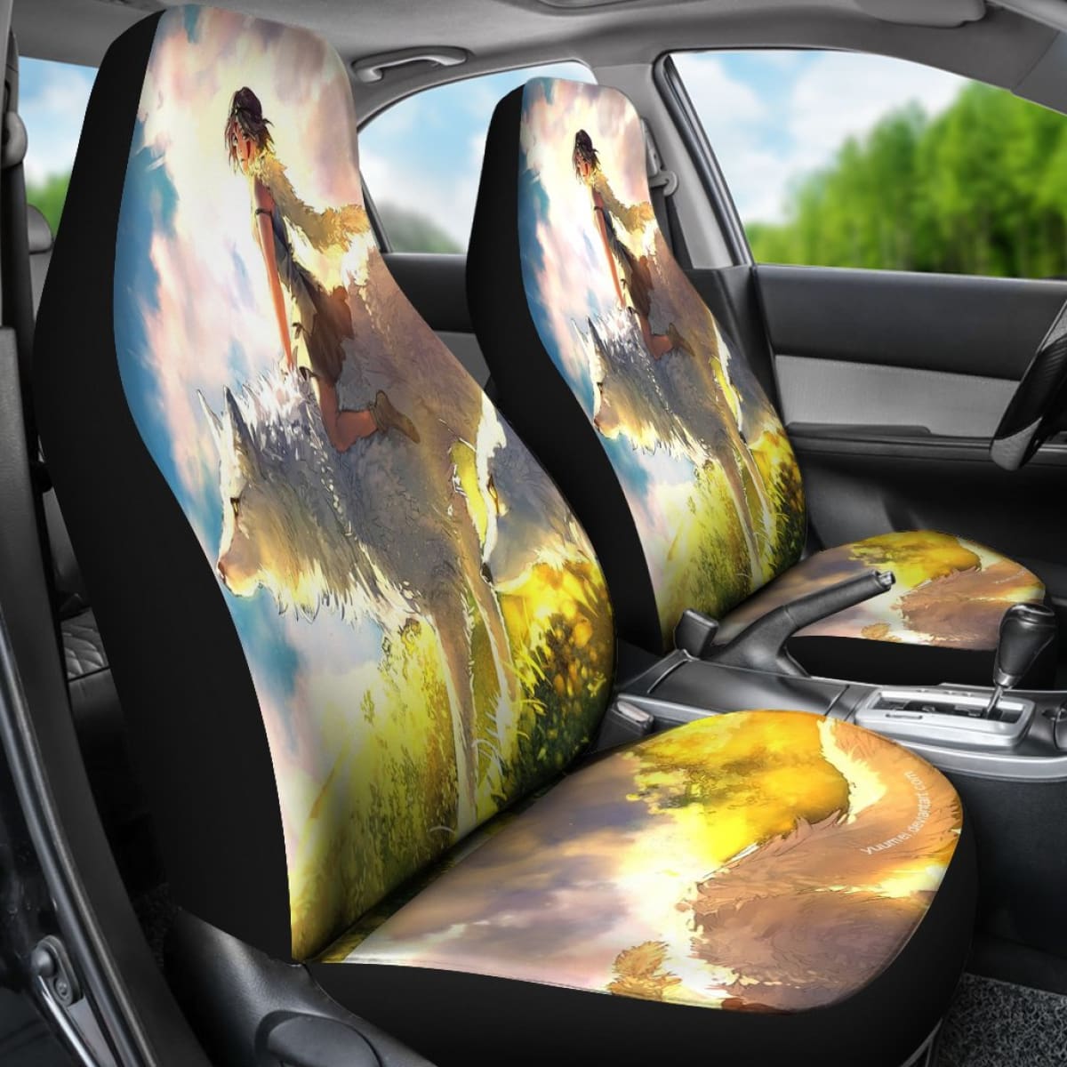 Mononoke Princess Seat Covers Amazing Best Gift Ideas 2020 Universal Fit 090505