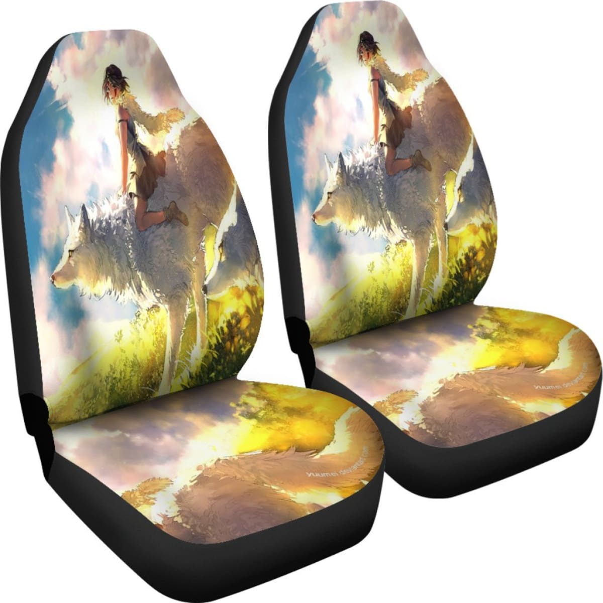 Mononoke Princess Seat Covers Amazing Best Gift Ideas 2020 Universal Fit 090505