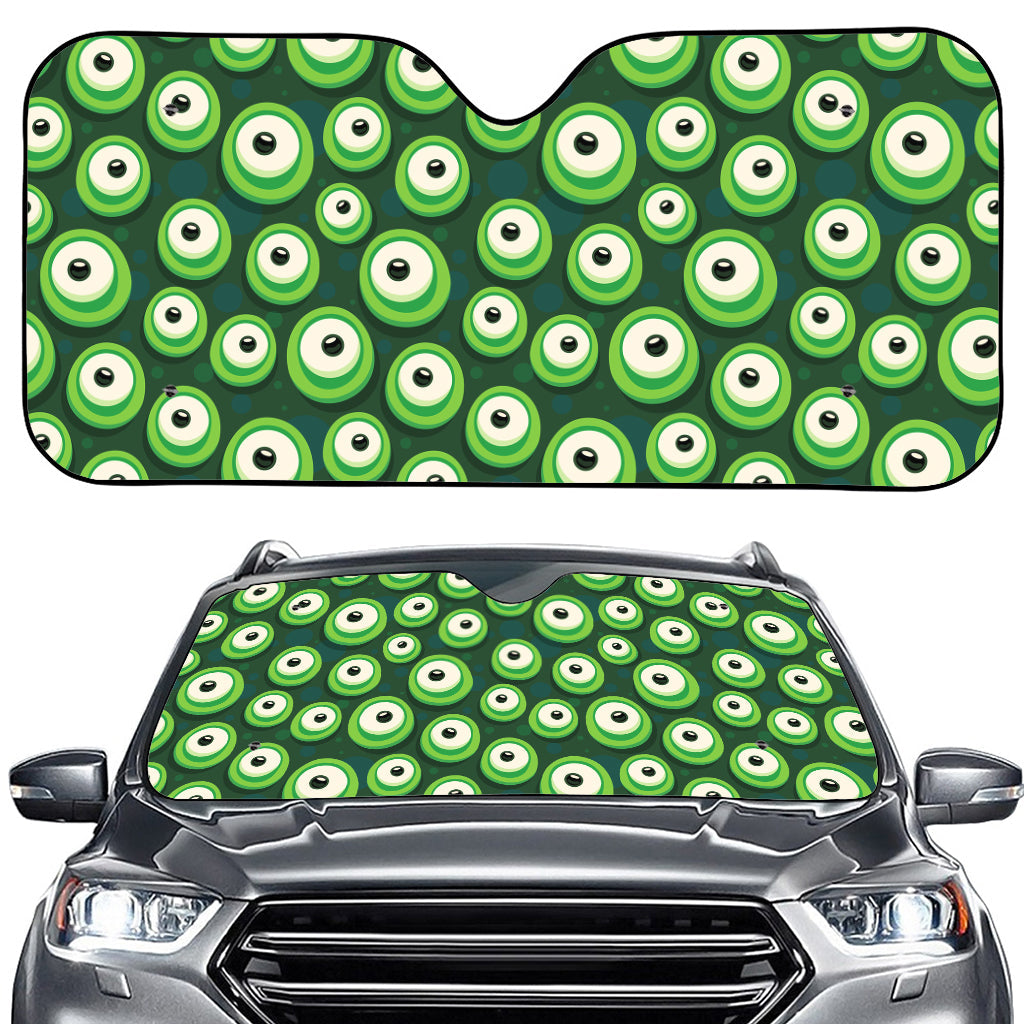Monster Eyes Pattern Print Car Windshield Sun Shade