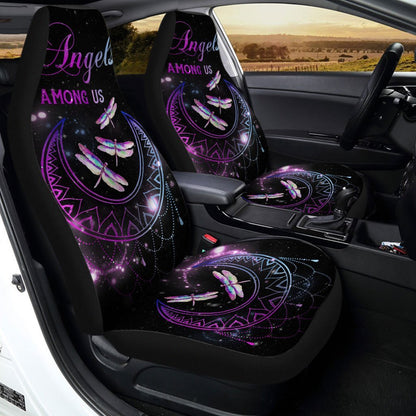 Moon Mandala Dragonfly Car Seat Covers Angel Among Us