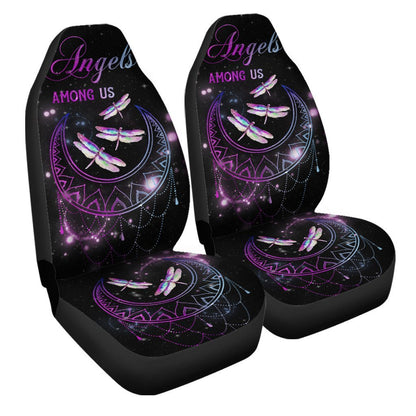 Moon Mandala Dragonfly Car Seat Covers Angel Among Us