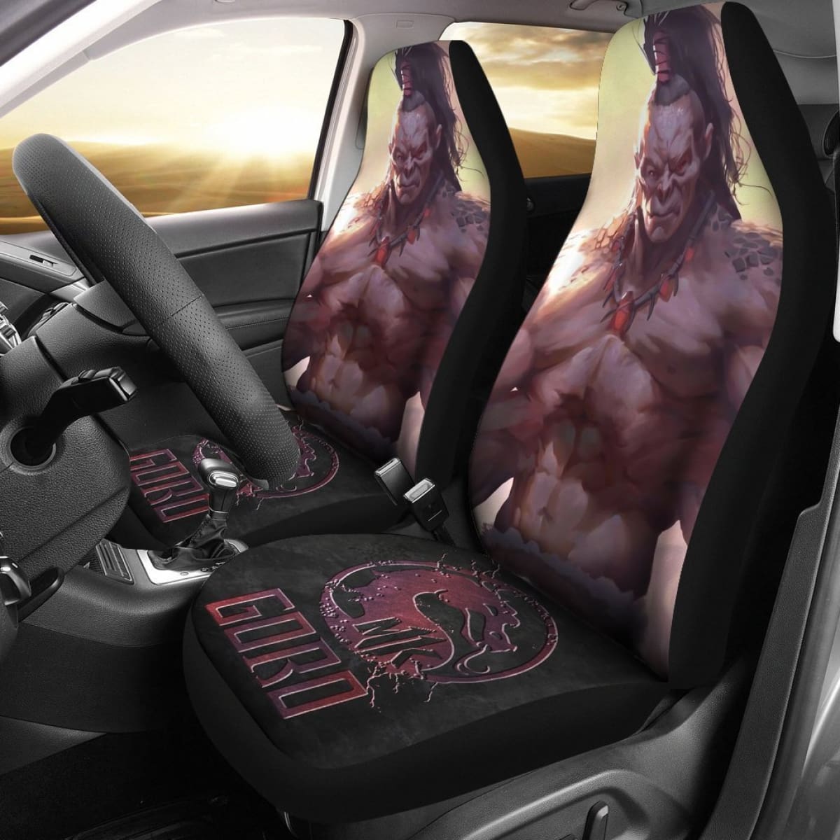 Mortal Kombat Goro Car Seat Covers For Gamer Mn05 Universal Fit 225721