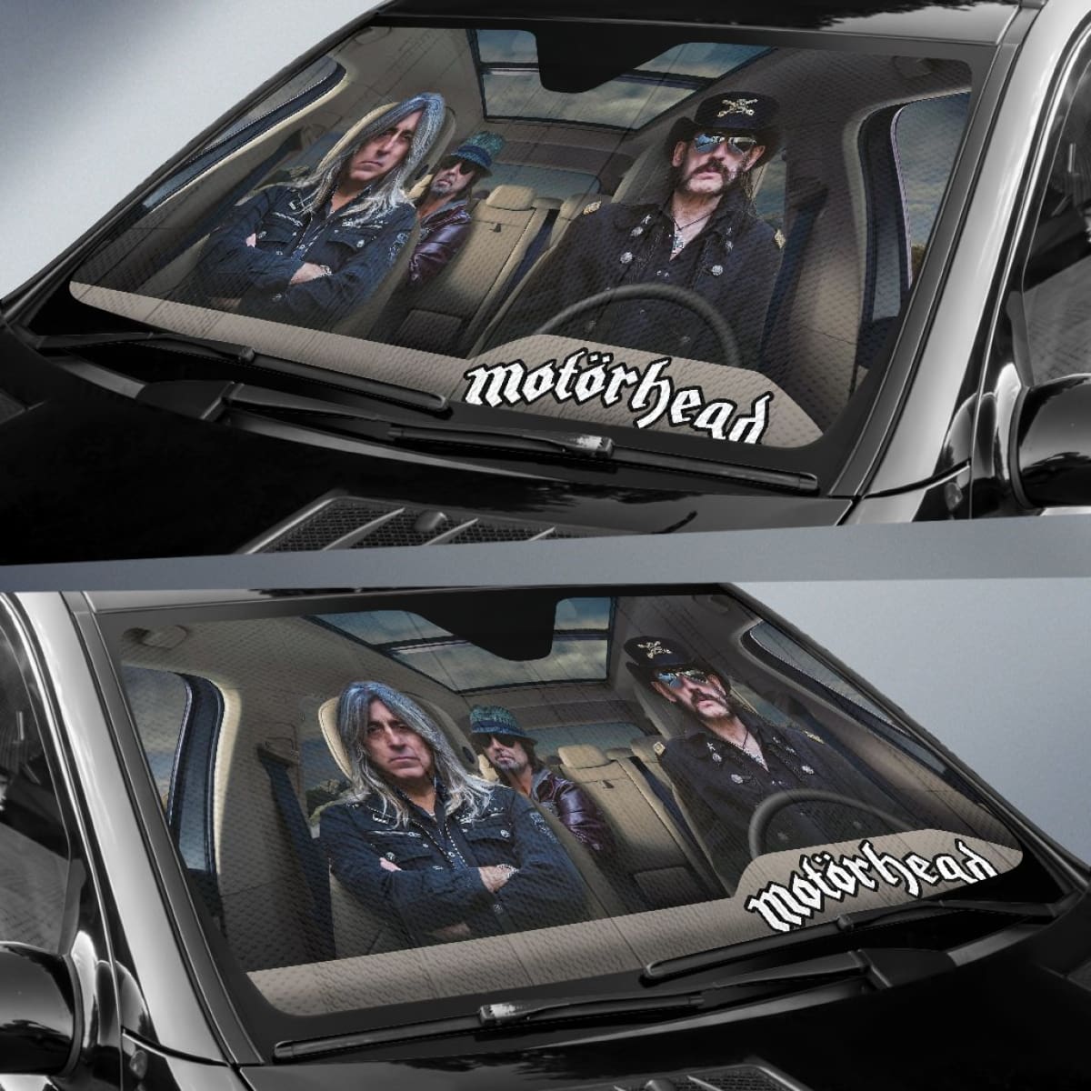Motorhead Car Sun Shade Rock Band Sun Visor Fan Gift Universal Fit 174503