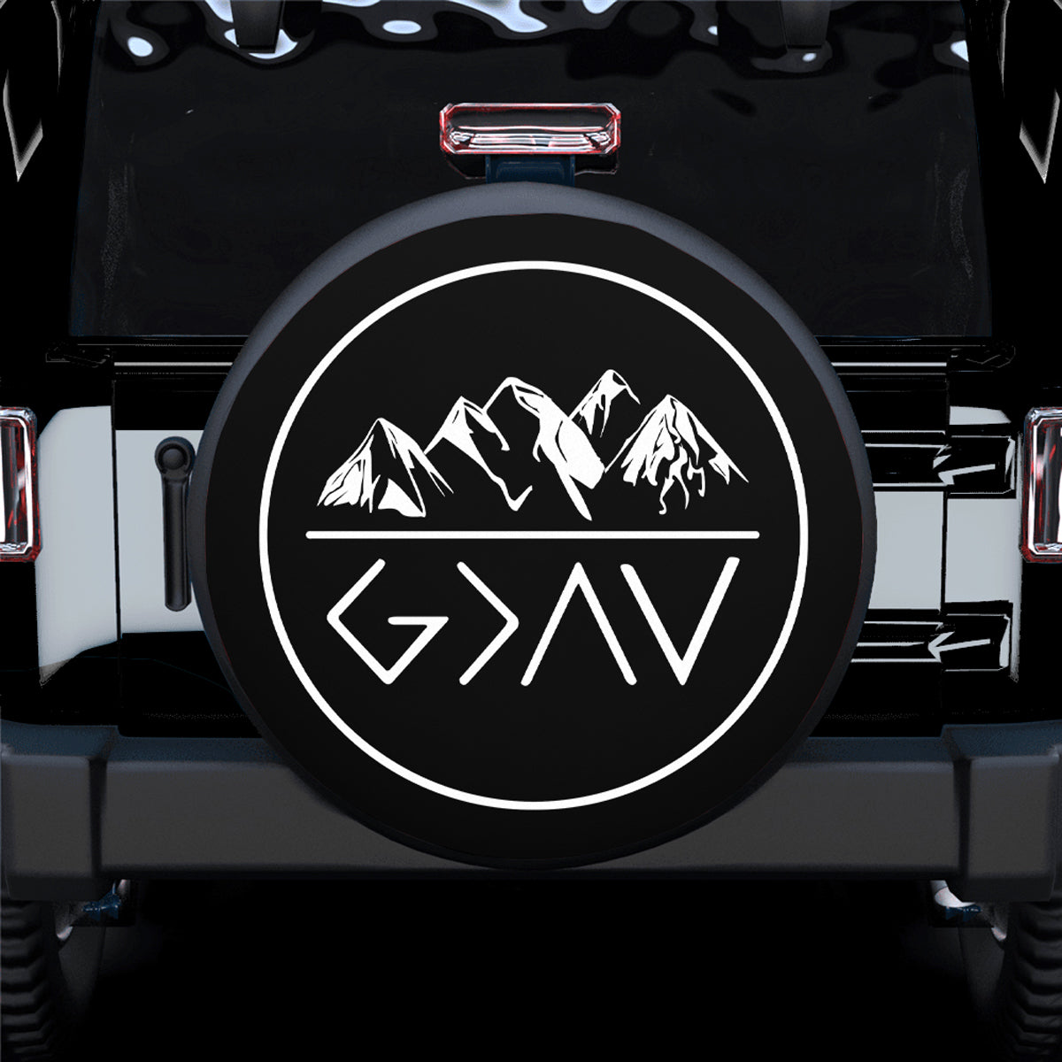 Mountain Camping Jeep Car Spare Tire Cover