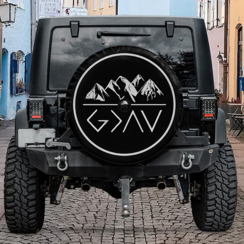 Mountain Camping Jeep Car Spare Tire Cover