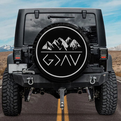 Mountain Camping Jeep Car Spare Tire Cover