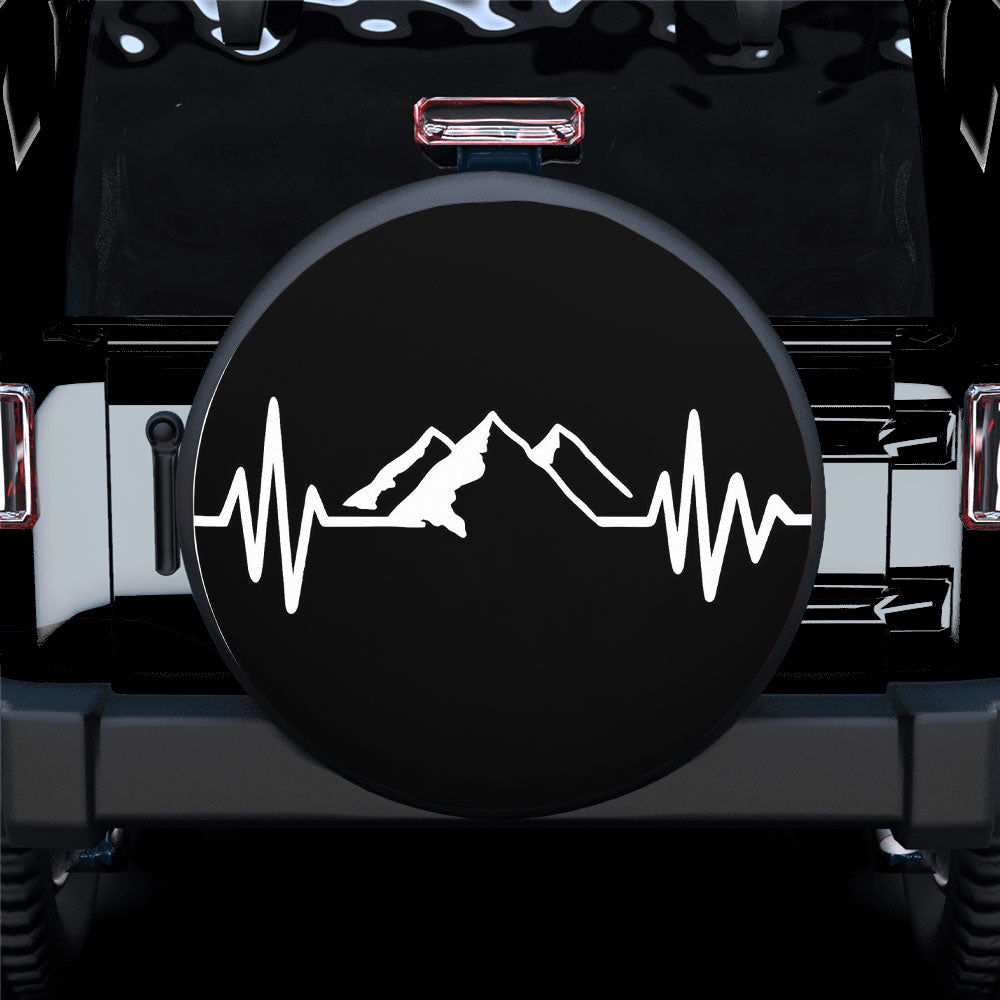 Mountain Heartbeat Spare Tire Cover