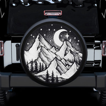 Mountain Views Spare Tire Cover