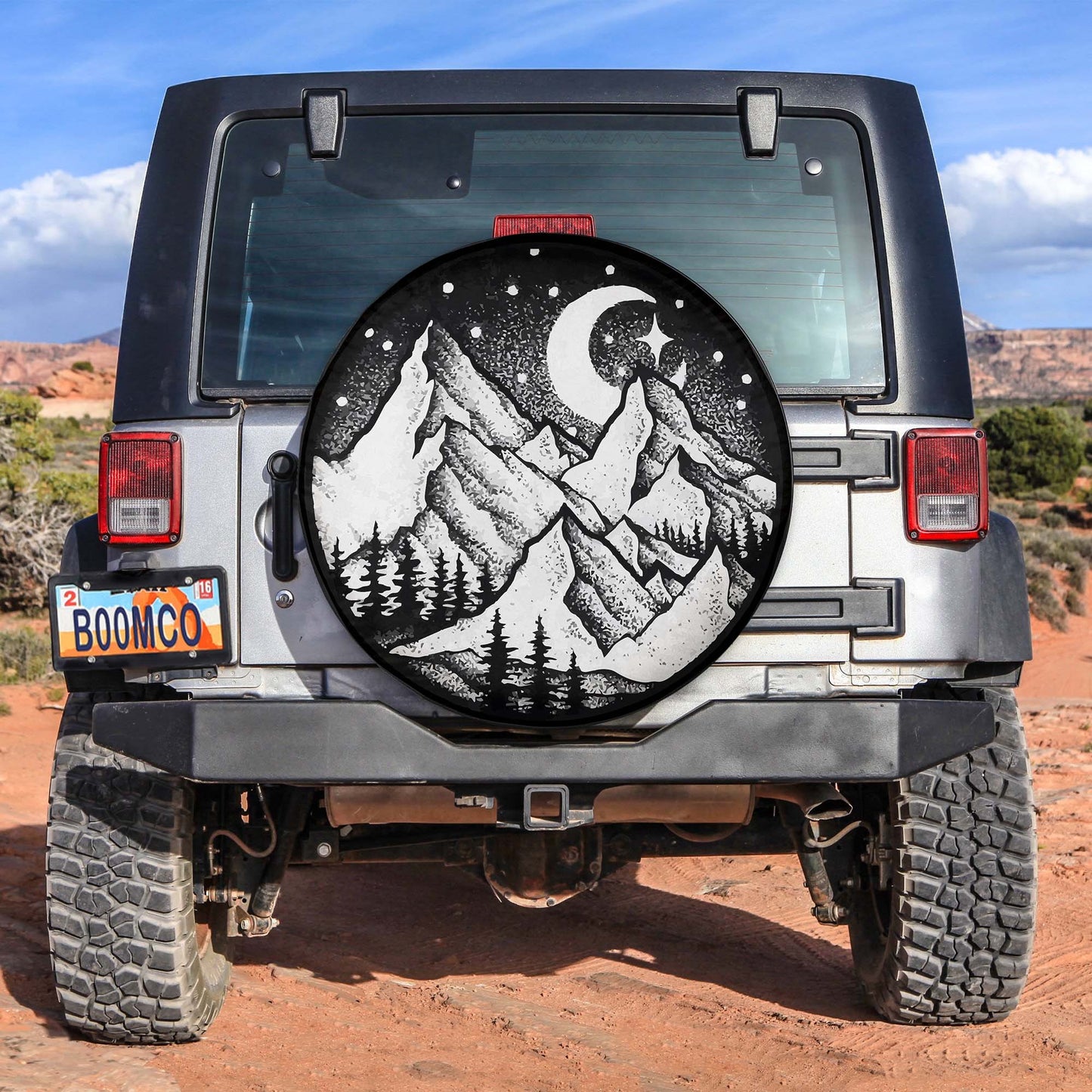 Mountain Views Spare Tire Cover